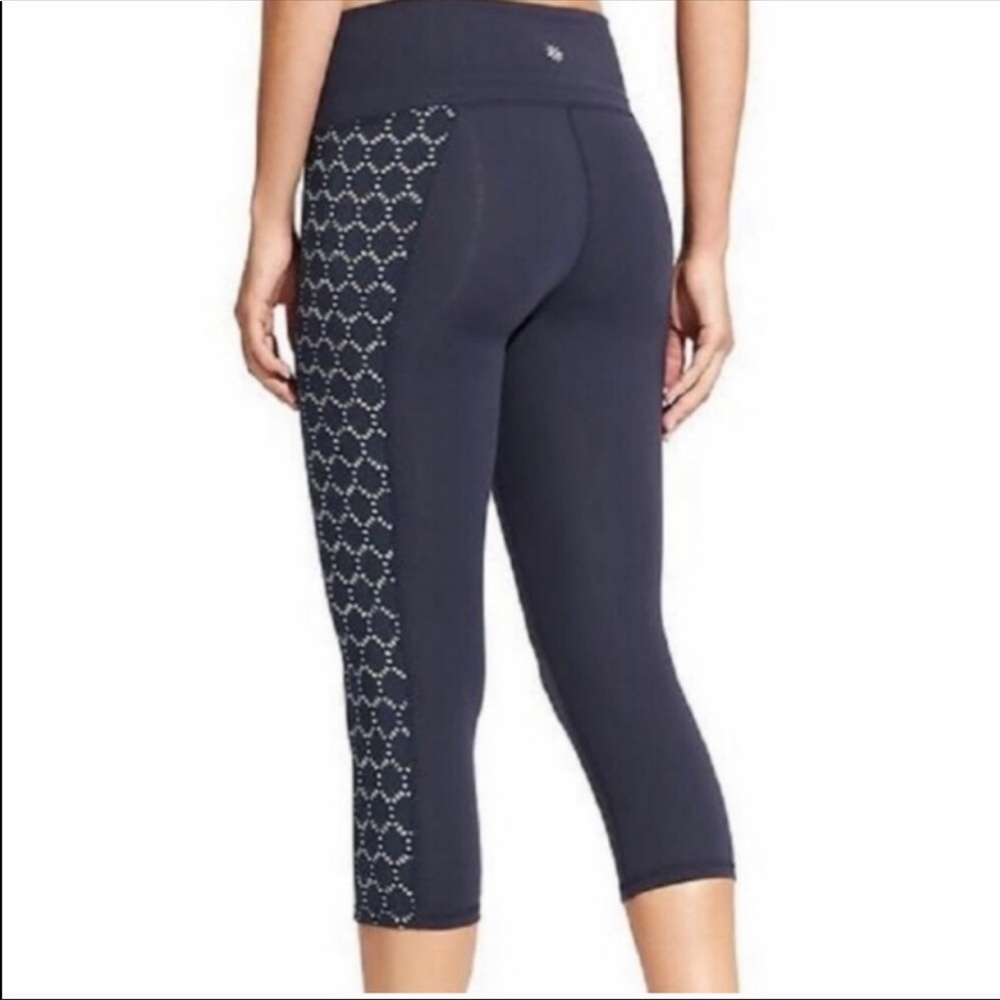 Athleta Chaturanga Legging Navy SZ SMALL LIKE NEW!